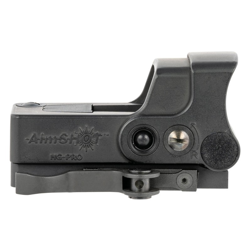 AimShot HGPROCG HGPro  Black Hardcoat Anodized 1x 34mm 3 MOA Green Dot 65 MOA Green Circle