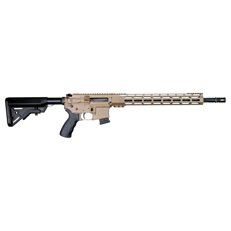 Alexander Arms RTA17DE Tactical  17 HMR 101 18 Black FlutedThreaded Barrel Picatinny Rail Flat Dark Earth Cerakote Aluminum Rece