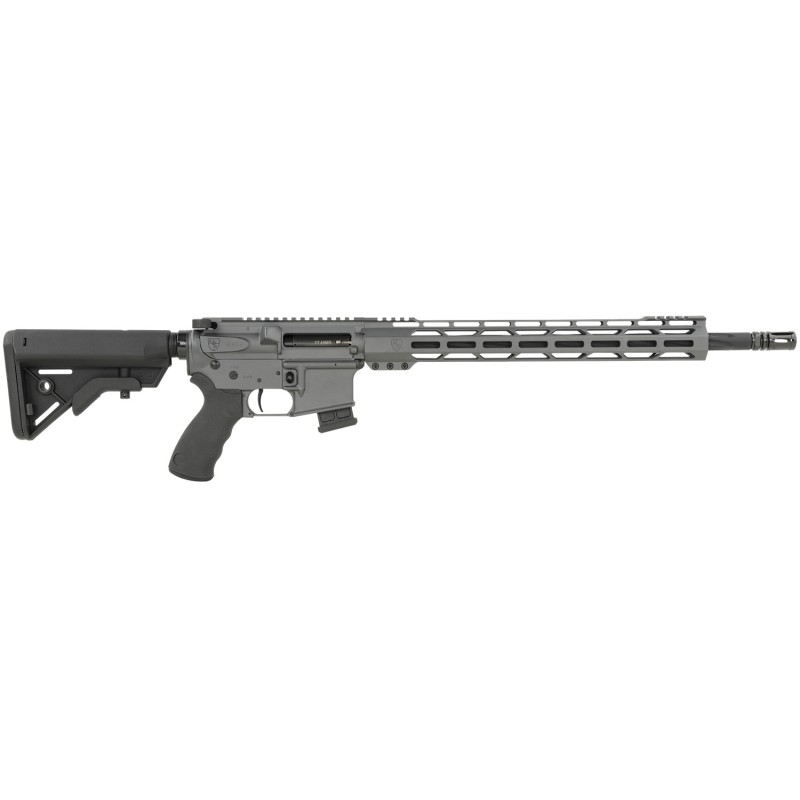 Alexander Arms RTA17SG Tactical  17 HMR 101 18 Black  FlutedThreaded Barrel Picatinny Rail Sniper Gray Cerakote Aluminum Receive