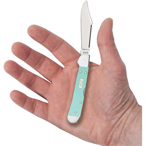 Mini Copperlock Seafoam Green