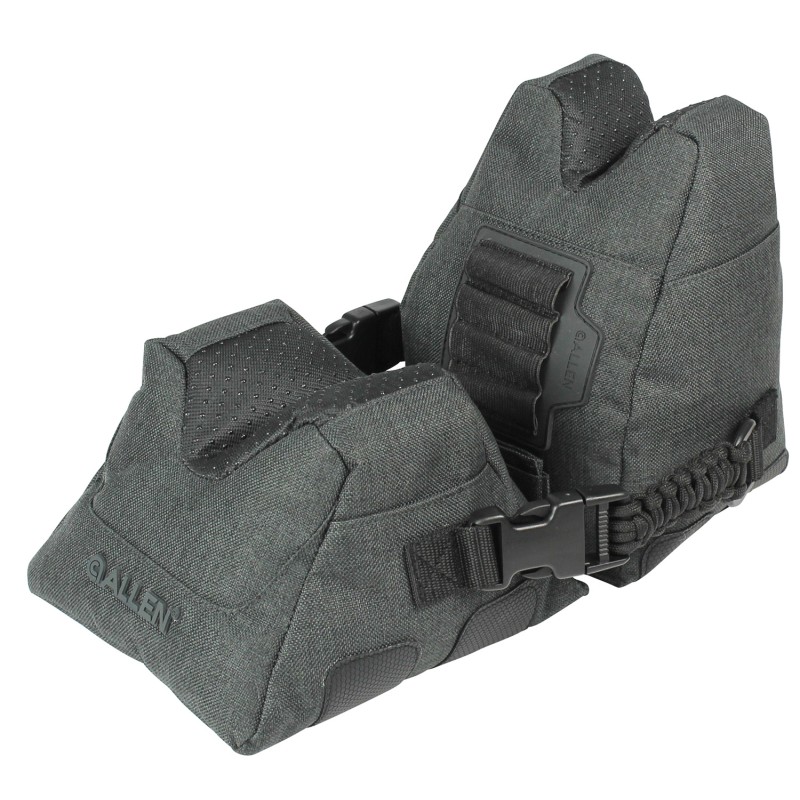 Allen 18417 Eliminator  Prefilled Front and Rear Bag Gray Polyester Side Release Buckles Weighs 4.50 lbs. 11.50 L x 7.50 H