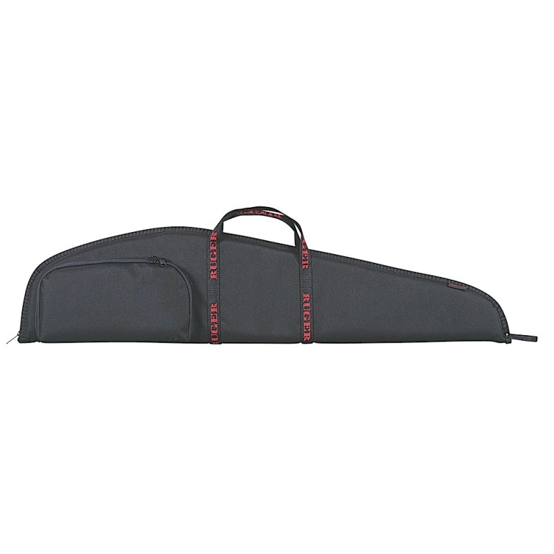 Ruger 27140 Rifle Case  40 Black Endura with Red Ruger Logo Accessory Pocket  Foam Padding