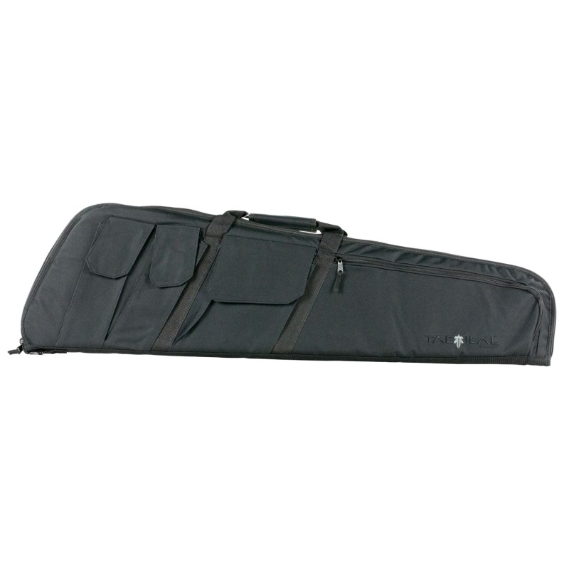 Tac Six 10903 Wedge Tactical Case made of Endura with Black Finish Knit Lining Foam Padding  External Pockets 41 L