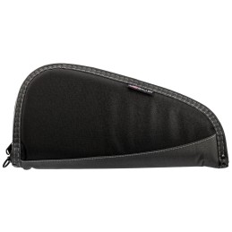 Allen 44413 Deluxe  Handgun Case Black wGray Trim Foam Padding NonAbsorbent Lining  Lockable Zipper 13 L