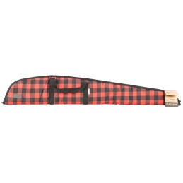 Heritage Cases 70752 Lakewood  made of Red Buffalo Plaid Cotton Canvas with Lockable Zipper Foam Padding  Carry Handles 52 L