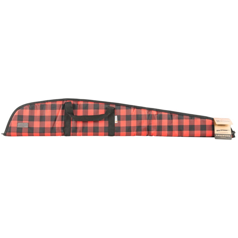 Heritage Cases 70752 Lakewood  made of Red Buffalo Plaid Cotton Canvas with Lockable Zipper Foam Padding  Carry Handles 52 L