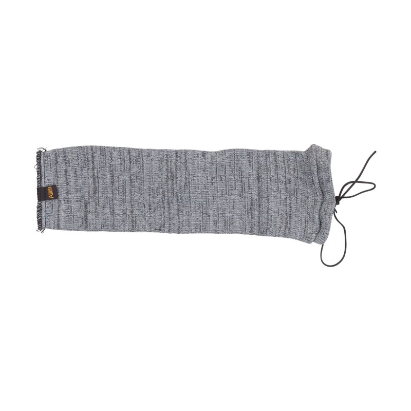 Allen 1314 Knit Handgun Sock  Heather Gray Silicone Treatment Drawstring Closure for Most Handguns up to 14 Long