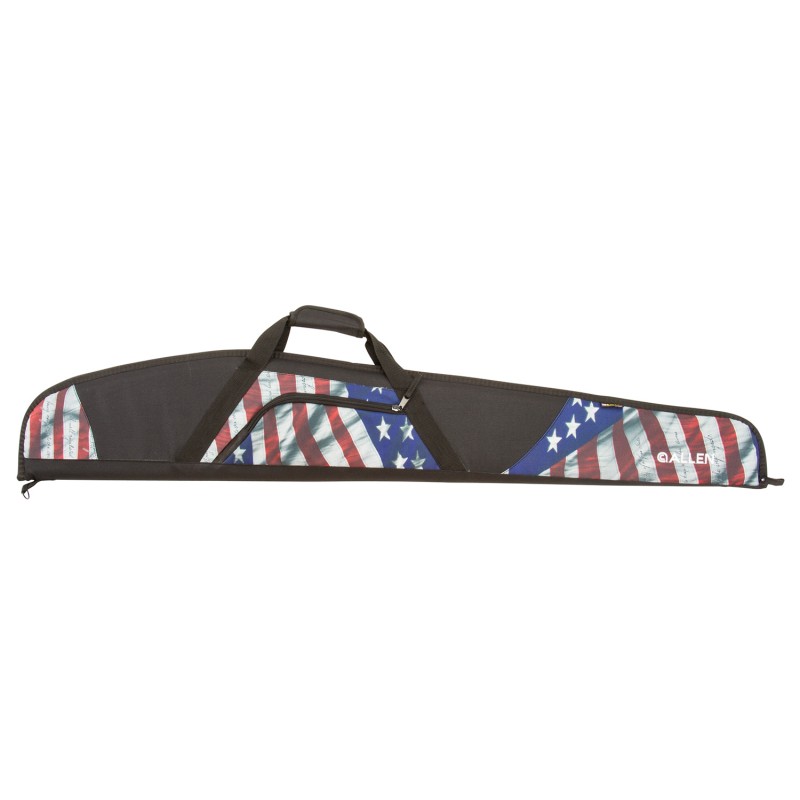 Allen 69052 Centennial  Shotgun Case 52 Victory Stars  Stripes Endura wBlack Trim Soft Interior Lining Foam Padding Storage Pock