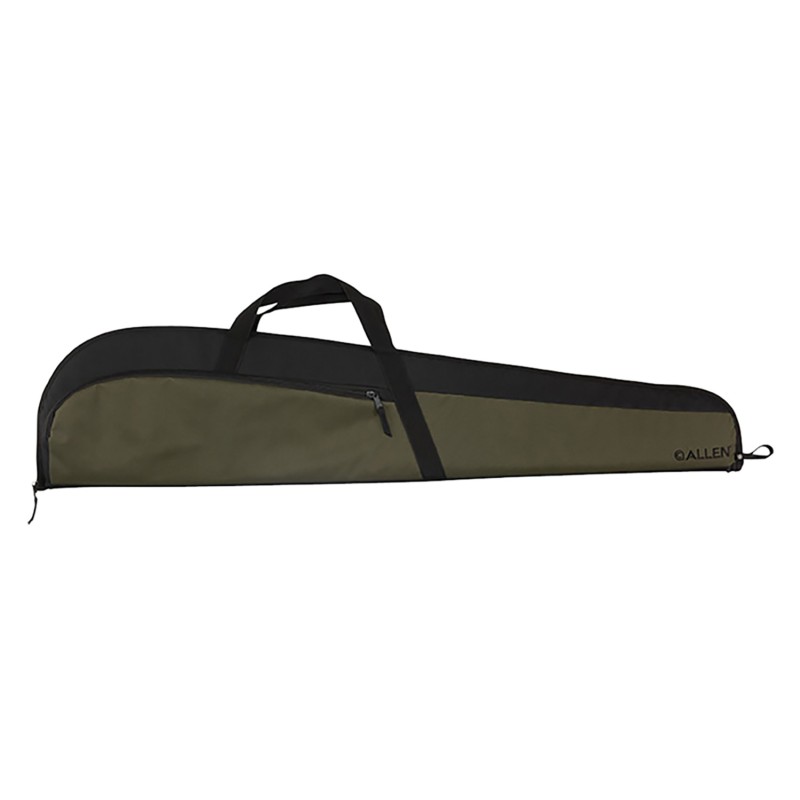 Allen 69346 Powell  Rifle Case 46 Green wBlack Trim 600D Polyester Foam Padding Large Accessory Pocket  Lockable Zippers