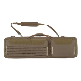 Tac Six 10833 Unit Tactical Rifle Case 46 Coyote Holds 2 Rifles with Large Exterior Pockets  Padded Shoulder Strap