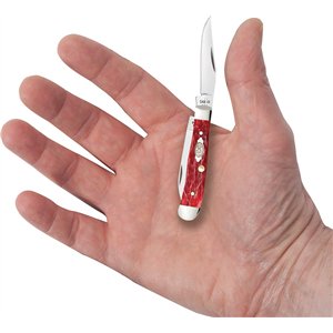 Tiny Trapper Dark Red Bone