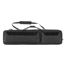 Tac Six 10834 Unit Tactical Rifle Case 55 Black Holds 2 Rifles with Large Exterior Pockets  Padded Shoulder Strap