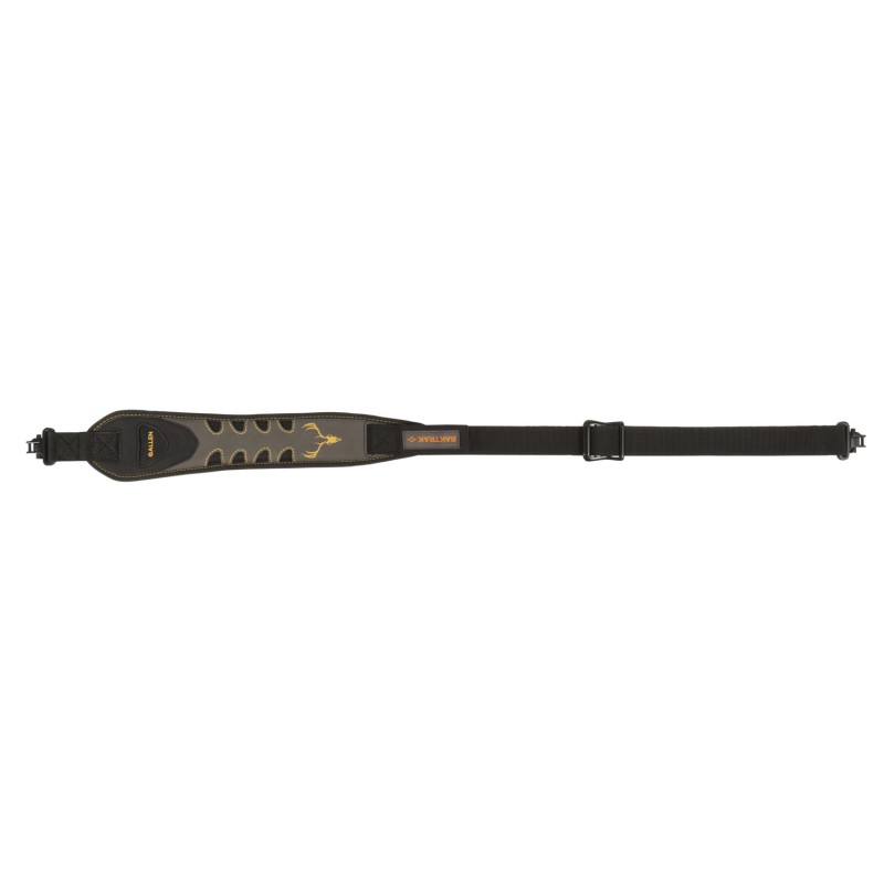 Allen 8357 Aspen  2 Point RifleShotgun Sling wSwivels Gray Nubuck Leather wBakTrak Back Adjustable Length 28 to 35  3 Wide