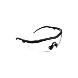 Allen 2384 Guardian Shooting Glasses Adult Clear Lens AntiScratch Polycarbonate Black Frame