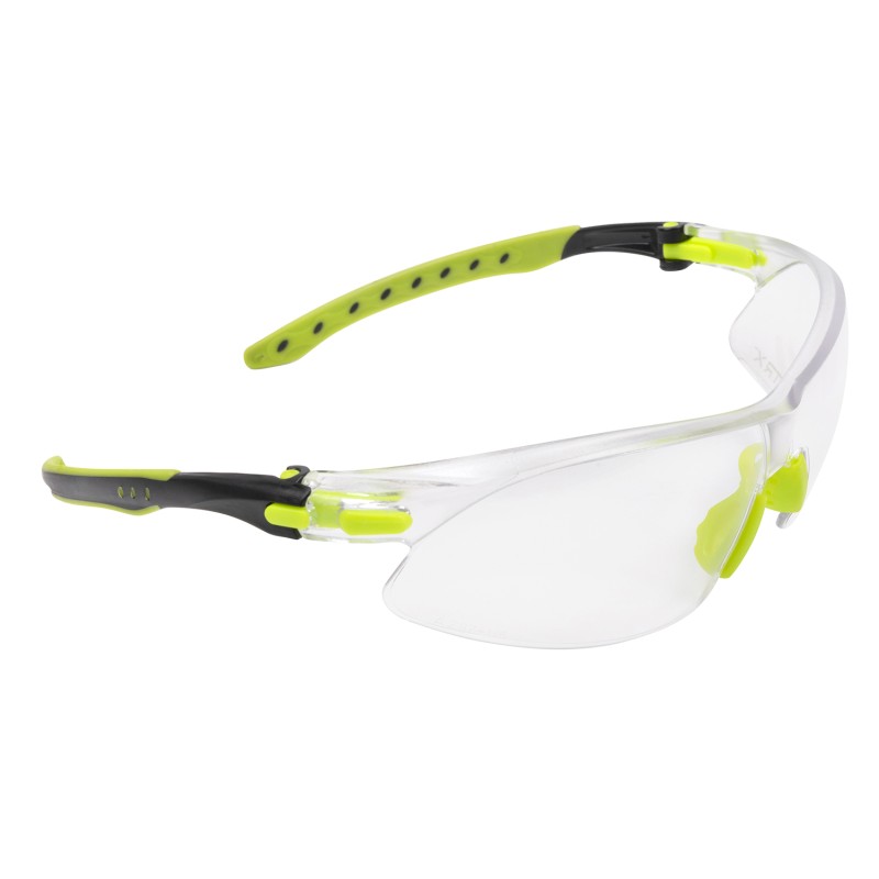 Allen 4140 ULTRX Keen Safety Glasses Youth Clear Lens Lime Green Frame