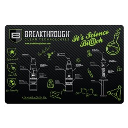 Breakthrough Clean BTRGMP Pistol  Cleaning Mat NeoprenePolyester 17 Long Breakthrough Cleaning Products Illustration