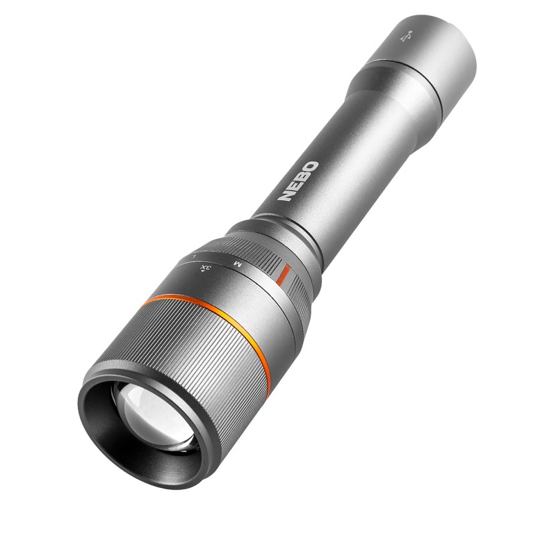 Alliance Consumer Group NEBFLT0018 Davinci 1000 Flashlight  Gray 1004001000 Lumens White LED