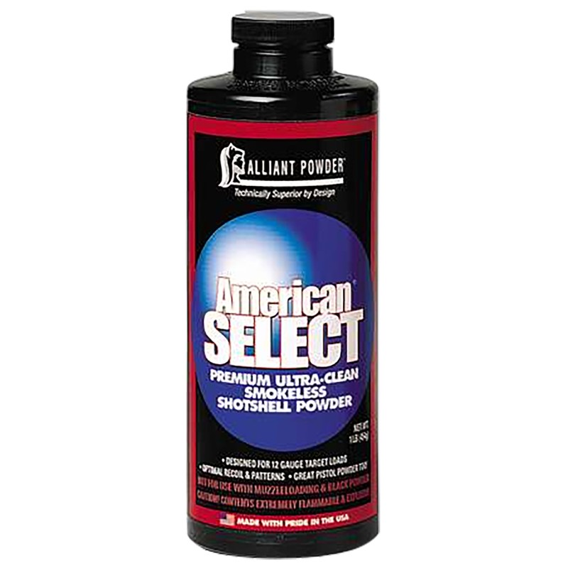 Alliant Powder AMERICAN Shotshell Powder American Select Shotgun MultiGauge 1 lb