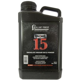 Alliant 150645 Reloder 15 Smokeless Medium Rifle Powder 5lbs 1 Canister