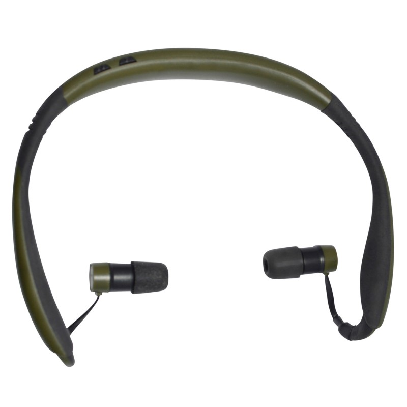 Pro Ears PEEBGRN Stealth 28  28 dB Behind The Head BlackGreen Adult