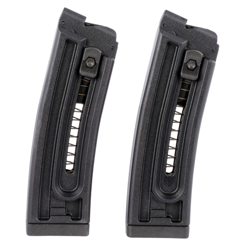 GSG GERMGSG16TP10 OEM  Black Detachable 10rd 22 LR for GSG 16 2 Per Pack