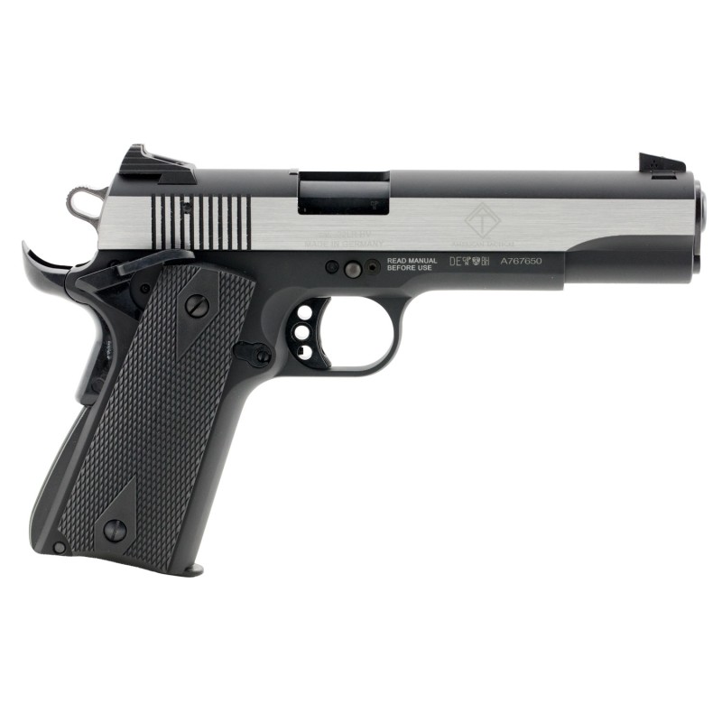 GSG GSG2210M1911S M1911  22 LR 5 101 Black Hardcoat Anodized Stainless Steel Polished Slide Black Polymer Grip