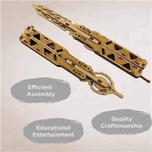 Wood Knife Puzzle Set