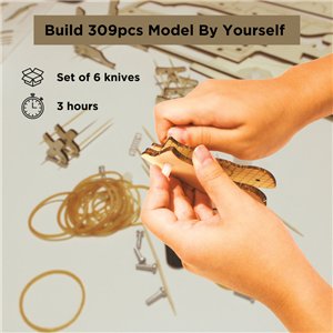 Wood Knife Puzzle Set