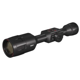 ATN TIWST4384A Thor 4 384 Thermal Rifle Scope Black Anodized 4.518x Multi Reticle 384x288 60Hz Resolution Features Rangefinder