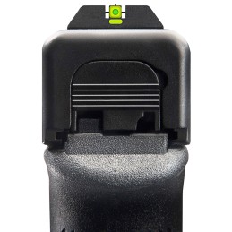 AmeriGlo GL614 CAP Sight Set for Glock  Black  Green Tritium with Lumigreen Outline Front Sight with Black LumiGreen Rear Sight