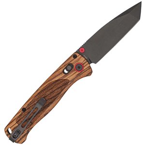 Bar Lock Zebra Wood Tanto Blk