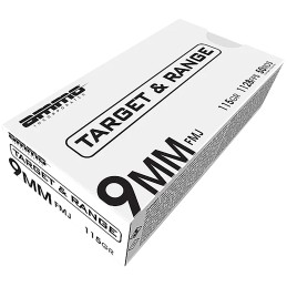 Ammo Inc 9115FMJTR50   9mm 115 gr Full Metal Jacket 50 Per Box 20 Case