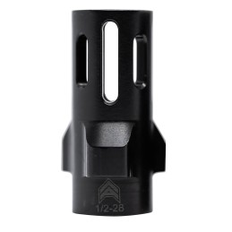 Angstadt Arms AA093LHB28 Flash Hider  Black Hardcoat Anodized Steel with 1228 tpi Threads 1.42 OAL for 9mm Luger