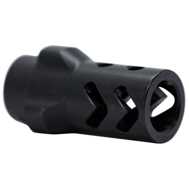 Angstadt Arms AA093LSD28 3Lug Muzzle Adapter Black Nitride Hardened Steel 12x28 Threads 1.42 9mm