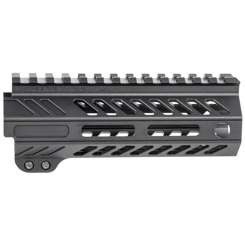 Angstadt Arms AA055HGMLT Ultra Light Handguard  made of Aluminum with Black Anodized Finish MLOK Style Picatinny Rail  5.50 OAL 