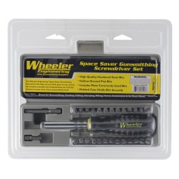 Wheeler 664507 SpaceSaver Screwdriver Set Gray Steel 26 Pieces