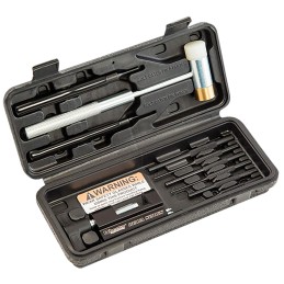 Wheeler 952636 AR15 Hammer  Roll Pin Punch Set Black Steel AR Platform Firearm