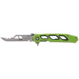 Schrade 1197645 Isolate Enrage 7 2.60 Folding Scalpel Plain Satin 420A Steel Blade 4.25 Green NonSlip Carbon Fiber Handle Includ