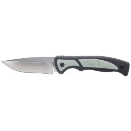 Old Timer 1137135 Trail Boss  3.70 Fixed Drop Point Plain Stainless Steel Blade 5.25 TPE Handle Includes Sheath