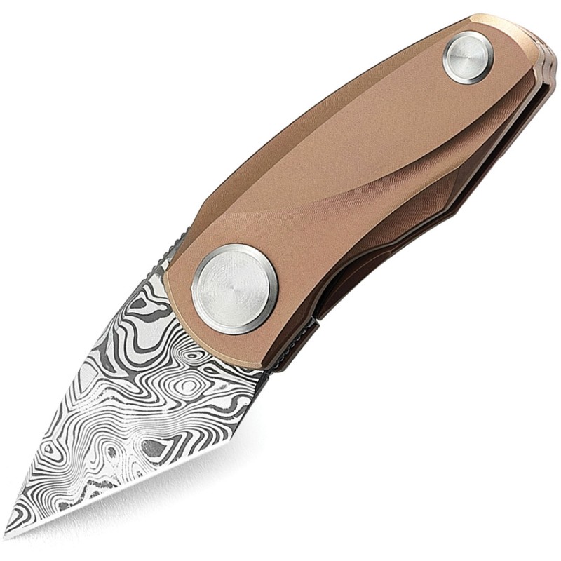 Tulip Damasteel Framelock Pink