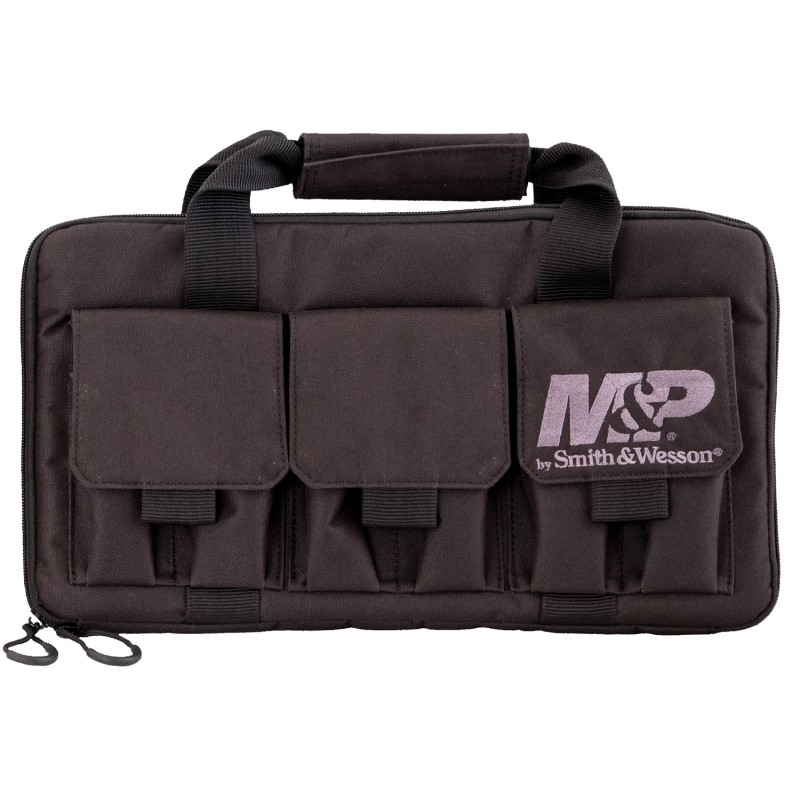 MP Accessories 110029 Pro Tac Double Handgun Gun Case Nylon Smooth