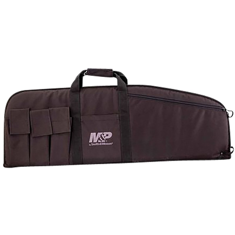 MP Accessories 110016 Duty Series Large Case 45 Black 5 Exterior Mag Pouches for RifleShotgun