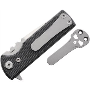 T.A.K. Linerlock SW Blk Tanto