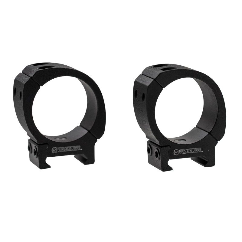 Wheeler 1133753 Sporter Scope Rings  Black 34mm Low