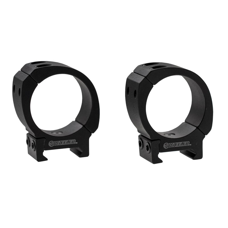 Wheeler 1133754 Sporter Scope Rings  Black 34mm Medium