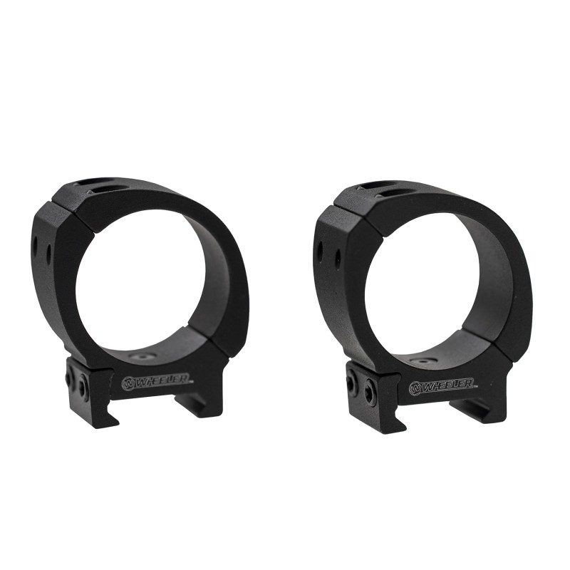 Wheeler 1133748 Sporter Scope Rings  Black 1 Medium