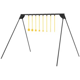 Caldwell 4002310 Challenge Target Rimfire KYL BlackYellow AR500 Steel Standing Includes 8 Targets