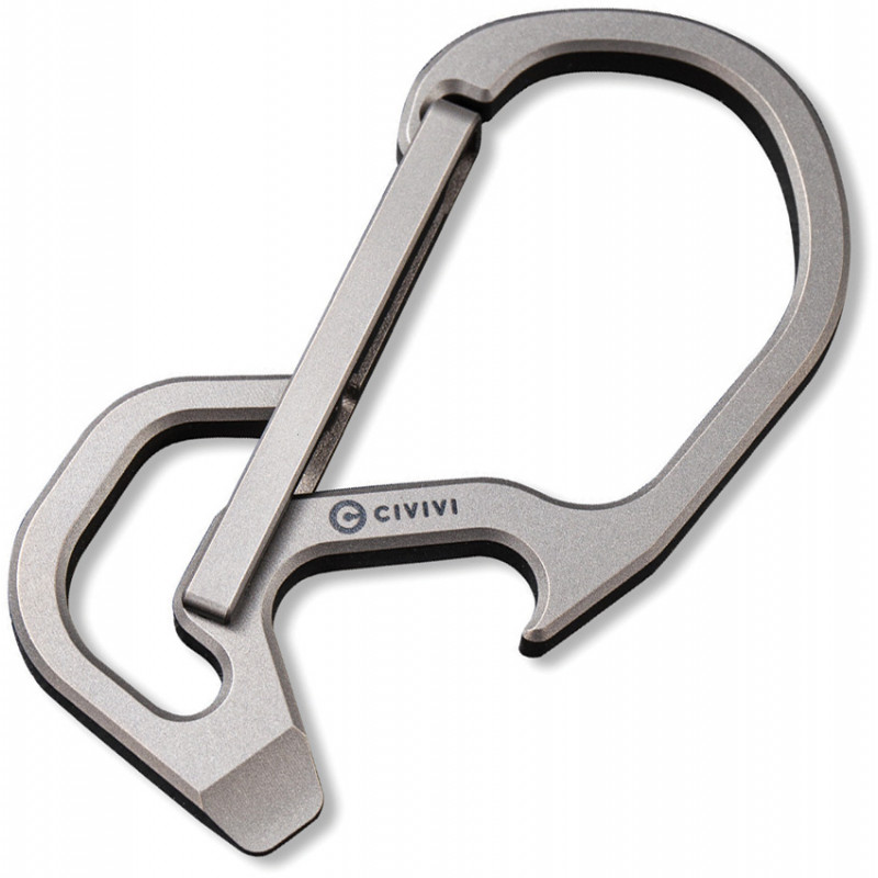 Click Carabiner Gray