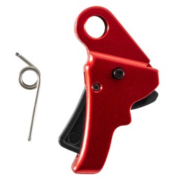 Apex Tactical 115153 Action Enhancement  Red Flat Trigger DropIn Fits Springfield XDS Mod2