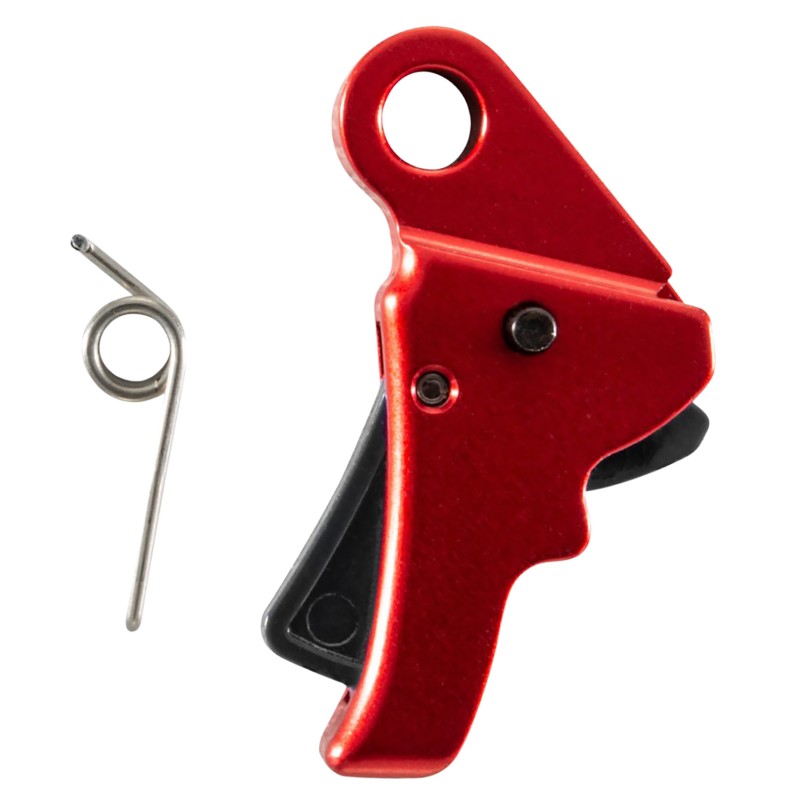 Apex Tactical 115153 Action Enhancement  Red Flat Trigger DropIn Fits Springfield XDS Mod2